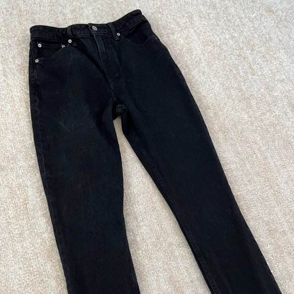 Abercrombie & Fitch The Skinny High Rise Jeans 26 / 2 Curve Love Black - Picture 3 of 10